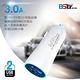 Bstar 3A雙孔LED智能快速車充+Micro USB 傳輸充電線(1M) product thumbnail 5
