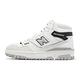 New Balance 休閒鞋 650 男鞋 白 灰 黑 中筒 皮革 麂皮 復古 NB 紐巴倫 BB650RWHD product thumbnail 2