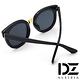DZ 圓漾長錐菱釘 抗UV太陽眼鏡 墨鏡(黑框灰片) product thumbnail 6