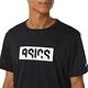 Asics [2031D808-001] 男 短袖上衣 T恤 運動 跑步 訓練 吸濕 快乾 輕量 海外版型 亞瑟士 黑 product thumbnail 4