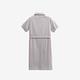 Arnold Palmer -女裝-簡約氣質綁帶襯衫連身裙-淺灰色 product thumbnail 8