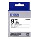 EPSON C53S653401 LK-3WBN一般系列白底黑字標籤帶(寬度9mm) product thumbnail 2