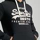 SUPERDRY 男裝 長袖帽T 連帽套頭衫 Vintage Logo Heritage 黑 product thumbnail 5