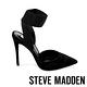 STEVE MADDEN-DION麂皮尖頭繞踝細跟鞋-絨黑 product thumbnail 2