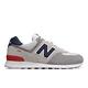 New Balance 574 復古 男女休閒鞋-灰藍紅-ML574UJD-D product thumbnail 2