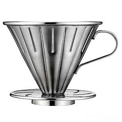 Tiamo V01不鏽鋼圓錐咖啡濾杯組(HG5033)