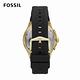 FOSSIL FB - 03 三眼計時潛水男錶 黑色矽膠錶帶 46MM FS5729 product thumbnail 4