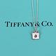 Tiffany&Co. 粉藍琺瑯鑲鑽石禮物盒純銀項鍊 product thumbnail 4