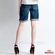 BRAPPERS 女款 Boy Firend Jeans 系列-女用五分反摺褲-藍 product thumbnail 2