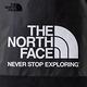 【The North Face 官方旗艦】北面男女款黑色大LOGO印花便捷休閒單肩包｜7QU6JK3 product thumbnail 6