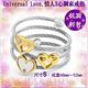 CHARRIOL夏利豪 Cable Rings鋼索戒指Universal Love情人3心S款 C6(02-124-1253-1) product thumbnail 3