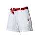 K-SWISS Cotton Twill Shorts W/belt棉質休閒短褲-女-白 product thumbnail 2