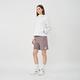 GIORDANO 女裝防潑水彈力短褲 All Day Pants系列 - 08 灰紫色 product thumbnail 4