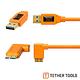 Tether Tools CU61RT15-ORG USB3.0傳輸線A轉MICRO B product thumbnail 2