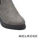 短靴 MELROSE 美樂斯 率性懷舊感拼接飛織高跟短靴－灰 product thumbnail 6