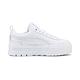 Puma Mayze Glow Wns [383684-01] 女 休閒鞋 經典 厚底 增高 皮革 流行 日常穿搭 白銀 product thumbnail 2