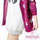 betty’s貝蒂思　星星方塊Ｖ領針織罩衫(紫紅) product thumbnail 6