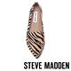 STEVE MADDEN-FEATHER-L 摩登動物紋尖頭平底鞋-橘黑 product thumbnail 6