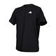 ADIDAS 男短袖T恤-休閒 上衣 吸濕排汗 慢跑 愛迪達 HS3275 黑白 product thumbnail 2