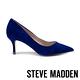 STEVE MADDEN-KITKAT 魅力簡約素面尖頭高跟鞋-絨深藍 product thumbnail 3