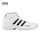 adidas 籃球鞋 Pro Model 2G 白 黑 男鞋 緩震 中筒 穩定 支撐 愛迪達 EF9824 product thumbnail 6