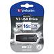 Verbatim 威寶 V3 16GB USB3.0 高速隨身碟(黑灰) product thumbnail 2