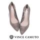 Vince Camuto 個性美學 絨面尖頭曲線高跟鞋-絨灰 product thumbnail 3