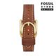 FOSSIL Harwell 義式經典馬鞍女錶 棕色真皮錶帶 28MM ES5264 product thumbnail 4