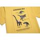 NATIONAL GEOGRAPHIC JURASSIC ARTWORK  BAGPRINT 男女短袖T恤 GREEN TEE系列-侏儸紀恐龍-黃-N212UTS140040 product thumbnail 4