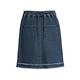 ILEY伊蕾 個性抽鬚造型編織牛仔A字短裙(藍色；M-XL)1223068229 product thumbnail 6