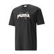 Puma 短版上衣 Team Graphic Tee 男款 黑 白 基本款 短袖 歐規 短T ESO 瘦子 53825601 product thumbnail 2