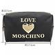 LOVE MOSCHINO 金色字母皮革手拿包/化妝包(黑色) product thumbnail 5