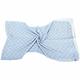 MOSCHINO 雙問號菱格莫代爾棉水藍色披肩 圍巾(190x50) product thumbnail 2