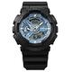 CASIO 卡西歐 G-SHOCK 街頭質樸風格 酷炫設計 大錶殼雙顯錶-冰藍色 GA-110CD-1A2 product thumbnail 3