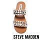 STEVE MADDEN-REASON雙水鑽鑲嵌二字帶平底拖-棕色 product thumbnail 5