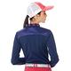 【Lynx Golf】女款吸排抗UV小菱格紋布料造型緹花領長袖POLO衫/高爾夫球衫(二色) product thumbnail 4