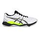 ASICS GEL-TACTIC 12 男女排羽球鞋-2E-寬楦 亞瑟士 1073A059-101 白鐵灰黃黑 product thumbnail 2