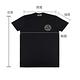 VERSACE JEANS COUTURE胸口金蔥小圓標LOGO設計純棉短袖T恤(男款/黑) product thumbnail 7