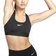 Nike 運動內衣 Swoosh Medium Support 女款 黑 中強度支撐 Dri-FIT 排汗 DX6822-010 product thumbnail 4