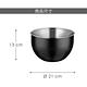 《KELA》Edda深型打蛋盆(黑2.9L) | 不鏽鋼攪拌盆 料理盆 洗滌盆 備料盆 product thumbnail 4