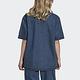 Adidas Denim Shirt [HL9059] 女 短袖上衣 休閒 複古 經典 丹寧 柔軟 舒適 國際版 藍 product thumbnail 2