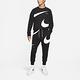 Nike 長褲 NSW Swoosh Pants 男款 運動休閒 抽繩褲頭 口袋 窄管 大勾 黑 白 DD6092-010 product thumbnail 8