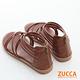 ZUCCA-繞繩環狀交叉平底涼鞋-棕-z6614ce product thumbnail 4