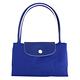 LONGCHAMP    LE PLIAGE 小馬logo長提把水餃包/寶藍S product thumbnail 8