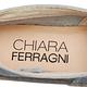 CHIARA FERRAGNI 經典SLIPPERS系列刺繡眨眼造型帆布厚底鉛筆鞋(水藍) product thumbnail 6