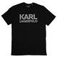 KARL LAGERFELD 品牌英字LOGO圖樣短T短上衣(黑) product thumbnail 2