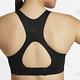 NIKE 耐吉 運動內衣 強度支撐 慢跑 重訓 女款 黑 DD0437-010 AS W NK DF ALPHA ZIP-FRONT BRA (3X916) product thumbnail 4