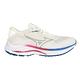 MIZUNO WAVE  RIDER 27 SSW SW 女慢跑鞋-4E J1GD237725 米灰白藍紅 product thumbnail 2