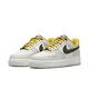 NIKE AIR FORCE 1 07 PRM 男休閒運動鞋-白黑黃-FV3628031 product thumbnail 3