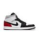 NIKE 籃球鞋 男鞋 運動鞋 包覆 AJ1 喬丹 AIR JORDAN 1 MID SE 黑白紅 852542-100 (2B3459) product thumbnail 3